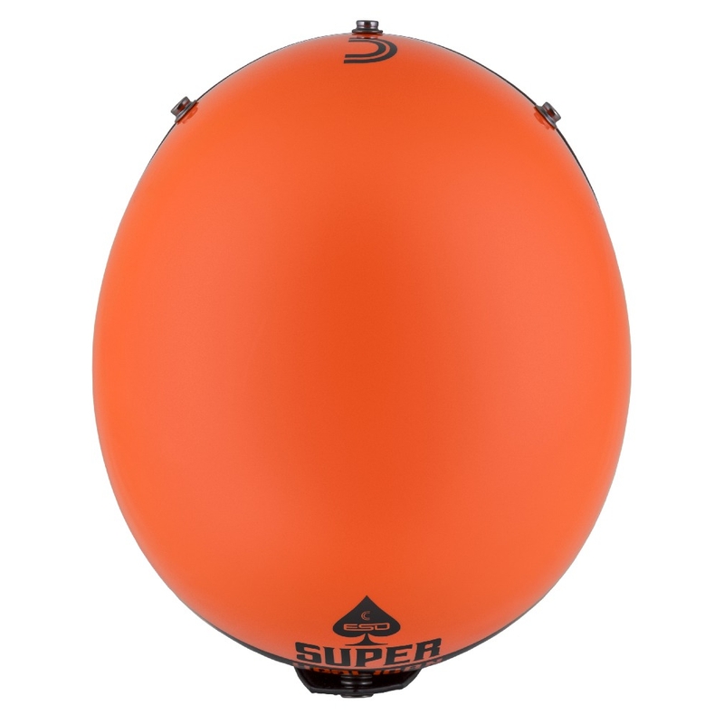 Cassida Eso Super Hooligan Open mootorratta kiiver Black-Orange Pearl