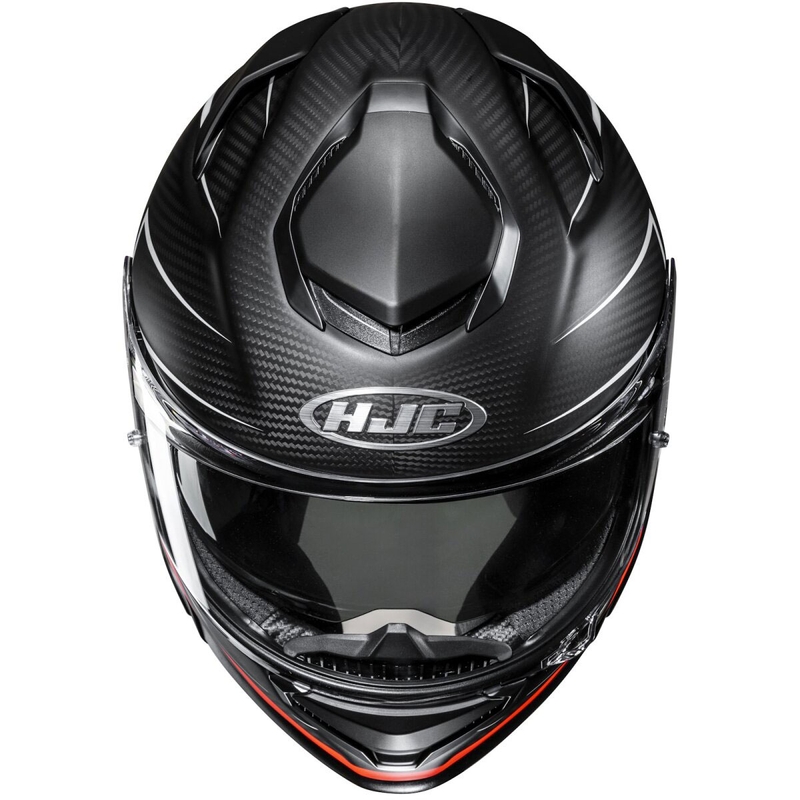 Integreeritud mootorratta kiiver HJC RPHA 71 CARBON Cano MC6HSF must-oranž allahindlus