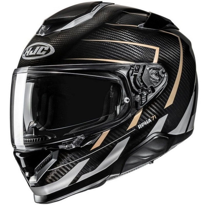 Integreeritud mootorratta kiiver HJC RPHA 71 CARBON Cano MC9 must-hall-beež
