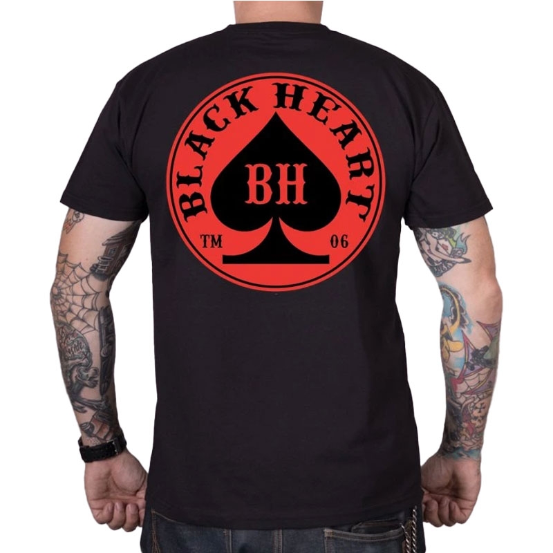 T-särk Black Heart Ace must