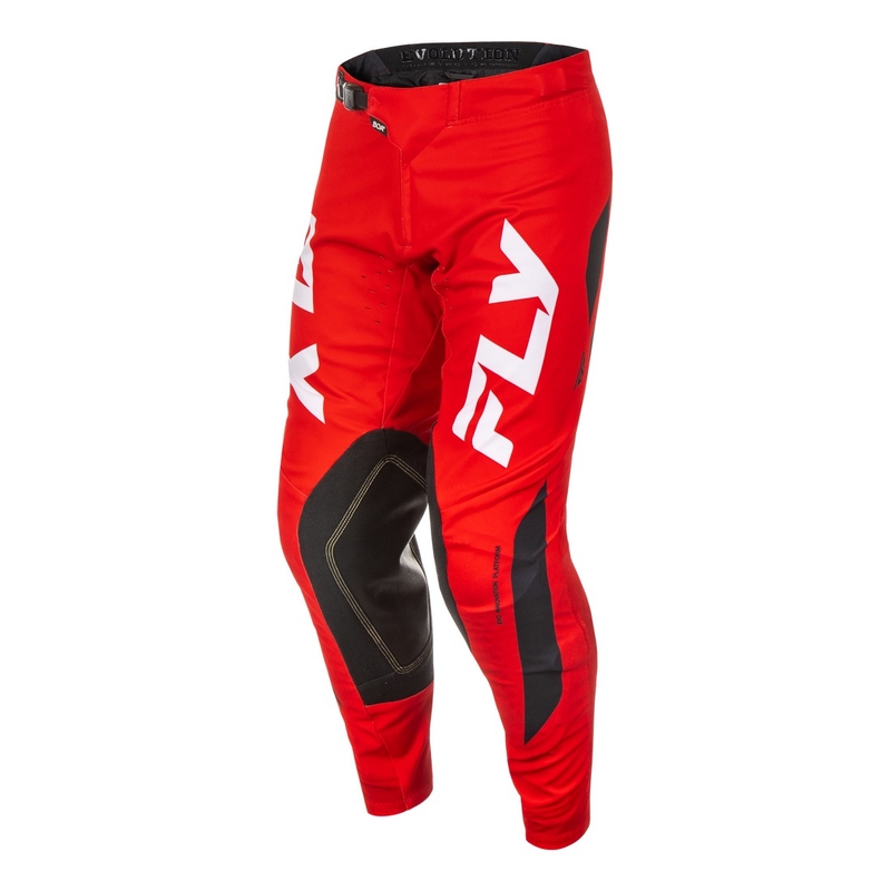 Motokrossi püksid FLY Racing Evolution punane-valge-mustad