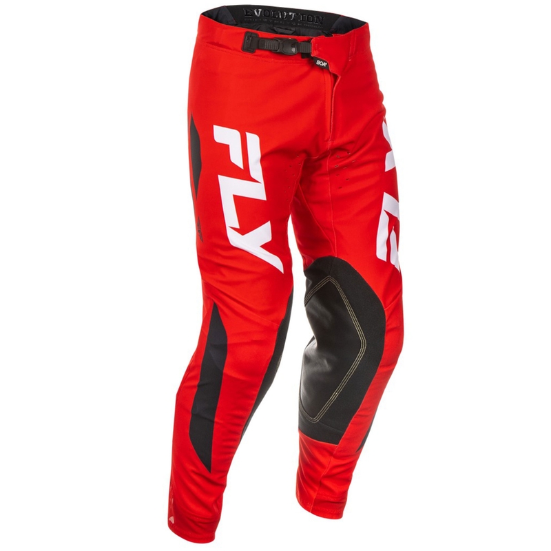 Motokrossi püksid FLY Racing Evolution punane-valge-mustad