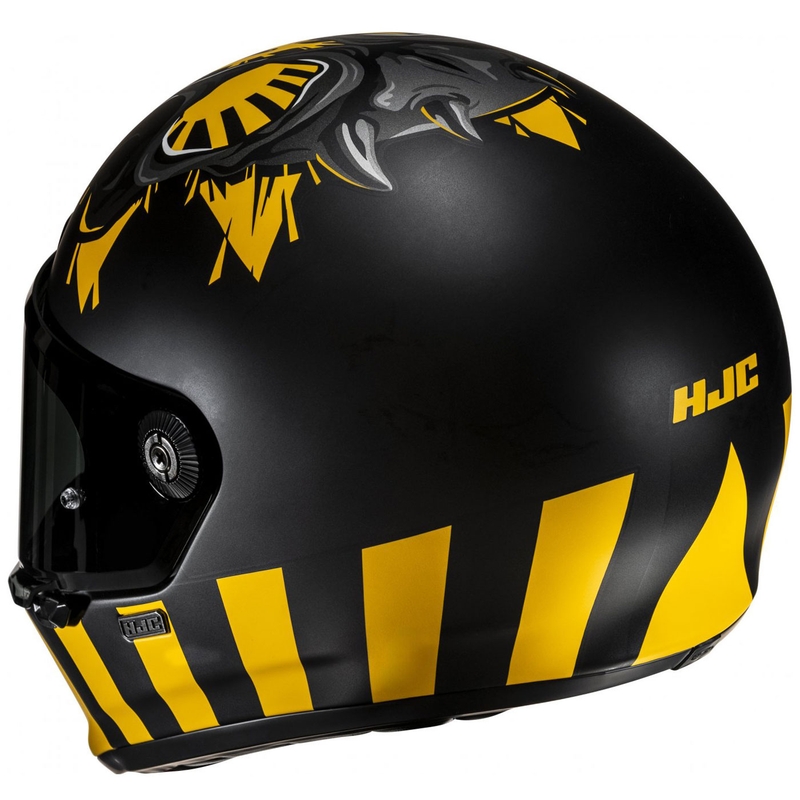 Integreeritud mootorratta kiiver HJC V10 Crania MC3SF must-kollane