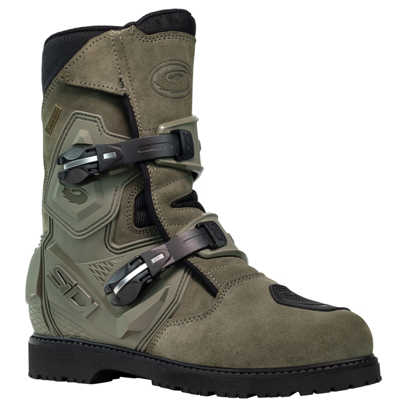 SiDi Adventure Gore-Tex 2 Mid khaki värvi mootorrattasaapad