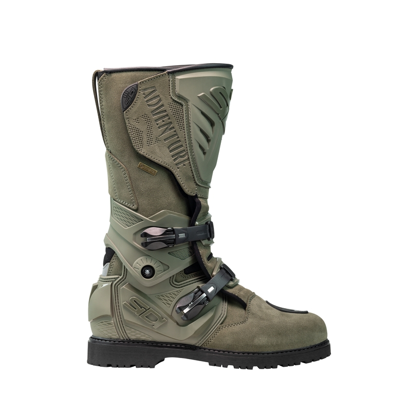 SiDi Adventure Gore-Tex 2 Military khaki värvi mootorrattasaapad