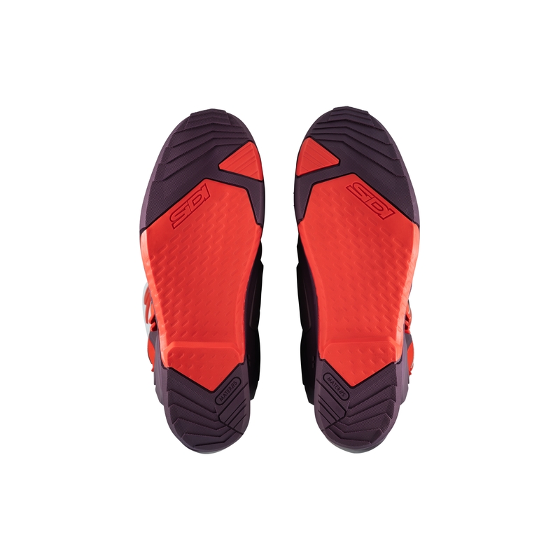 SiDi Crossair bordoopunased ja valged mootorrattasaapad