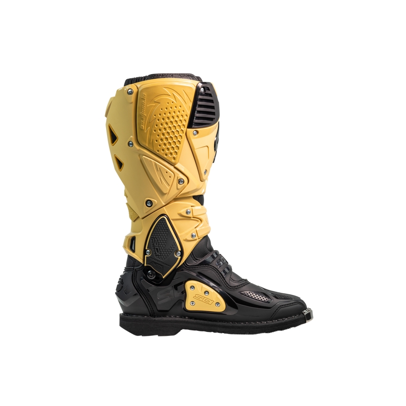 SiDi Crossfire 3 mootorrattasaapad kuldne ja must