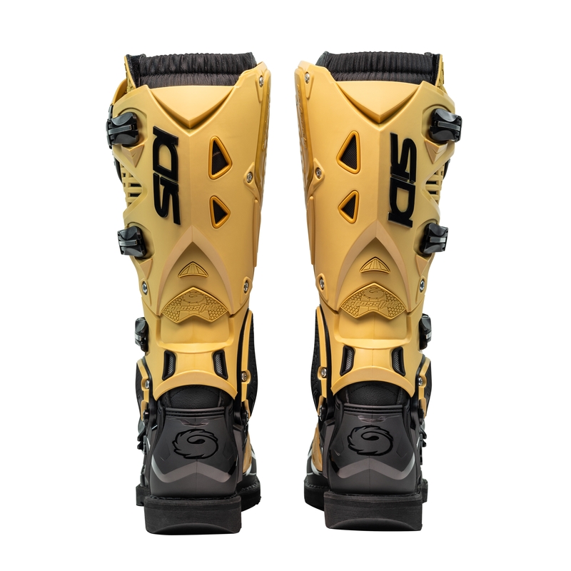 SiDi Crossfire 3 mootorrattasaapad kuldne ja must