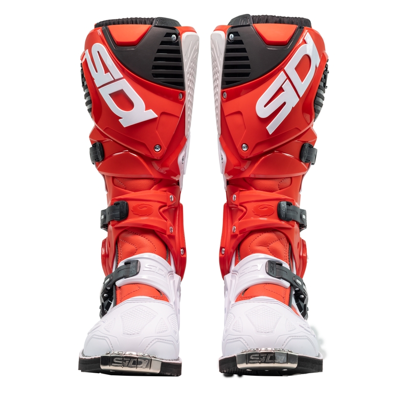 SiDi Crossfire 3 mootorratta saapad punane ja valge