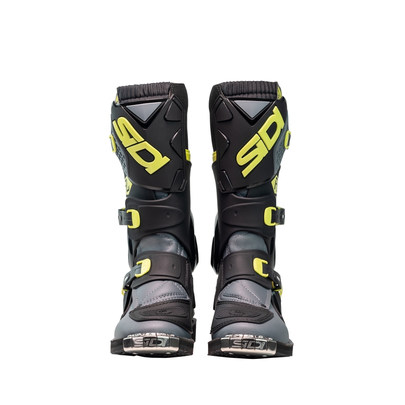 Laste motokrossijalatsid SiDi Flame must-kollane