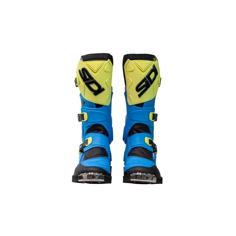 Laste motokrossijalatsid SiDi Flame sinikollane-mustad