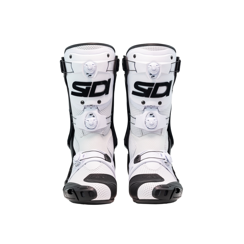 SiDi Rex Air must-valged mootorratta saapad