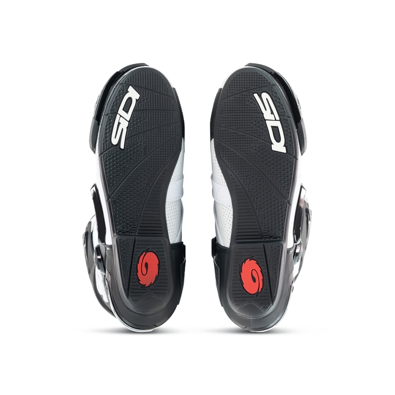 SiDi Rex Air must-valged mootorratta saapad