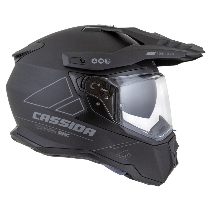 Enduro kiiver Cassida Road Runner Dual matt must-tumehall