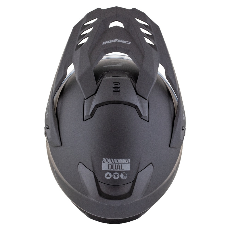 Enduro kiiver Cassida Road Runner Dual matt must-tumehall