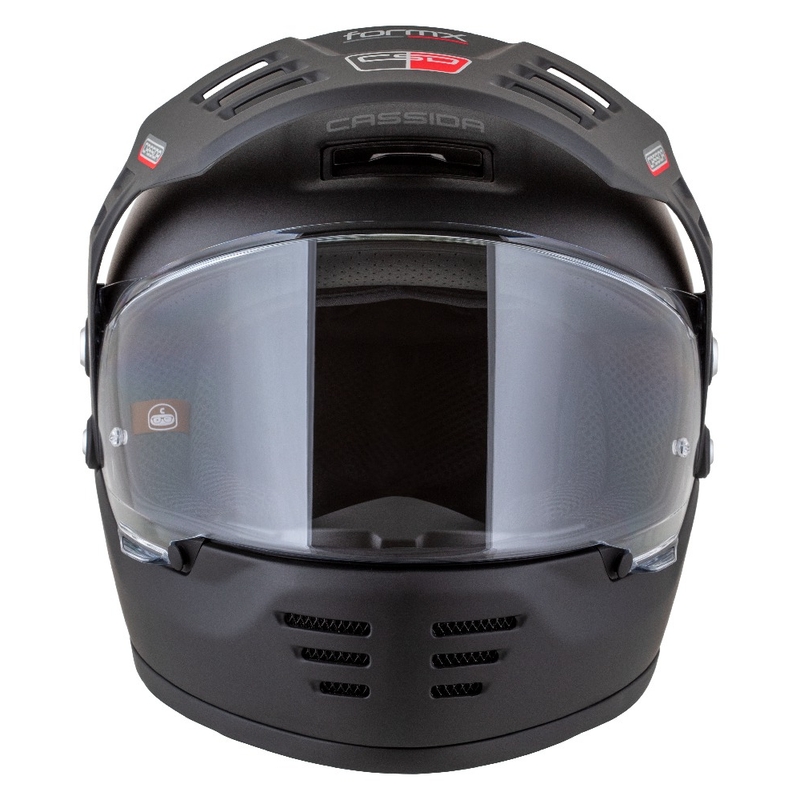 Enduro kiiver Cassida FormX FlatOut matt must-tumehall