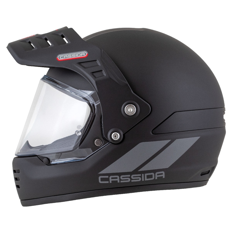 Enduro kiiver Cassida FormX FlatOut matt must-tumehall