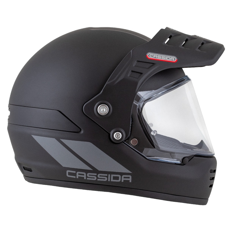 Enduro kiiver Cassida FormX FlatOut matt must-tumehall