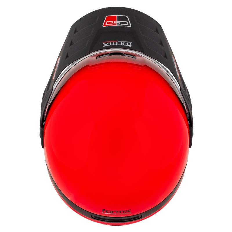 Enduro kiiver Cassida FormX Jawa RotaX punane-valge-kuldne