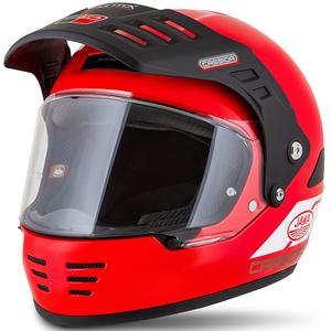 Enduro kiiver Cassida FormX Jawa RotaX punane-valge-kuldne