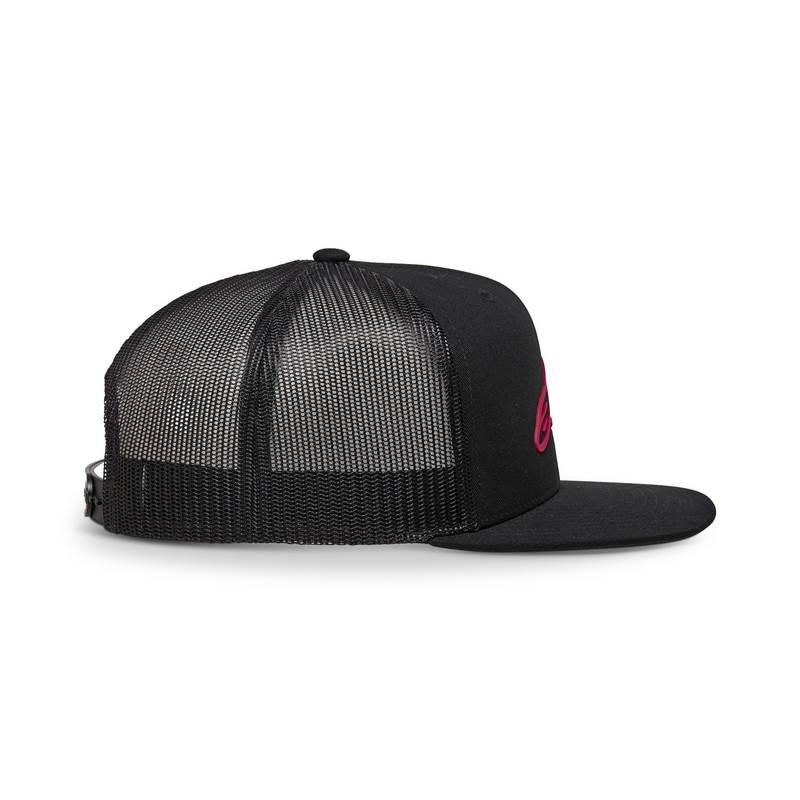Alpinestars 3D Ageless Trucker müts must ja punane