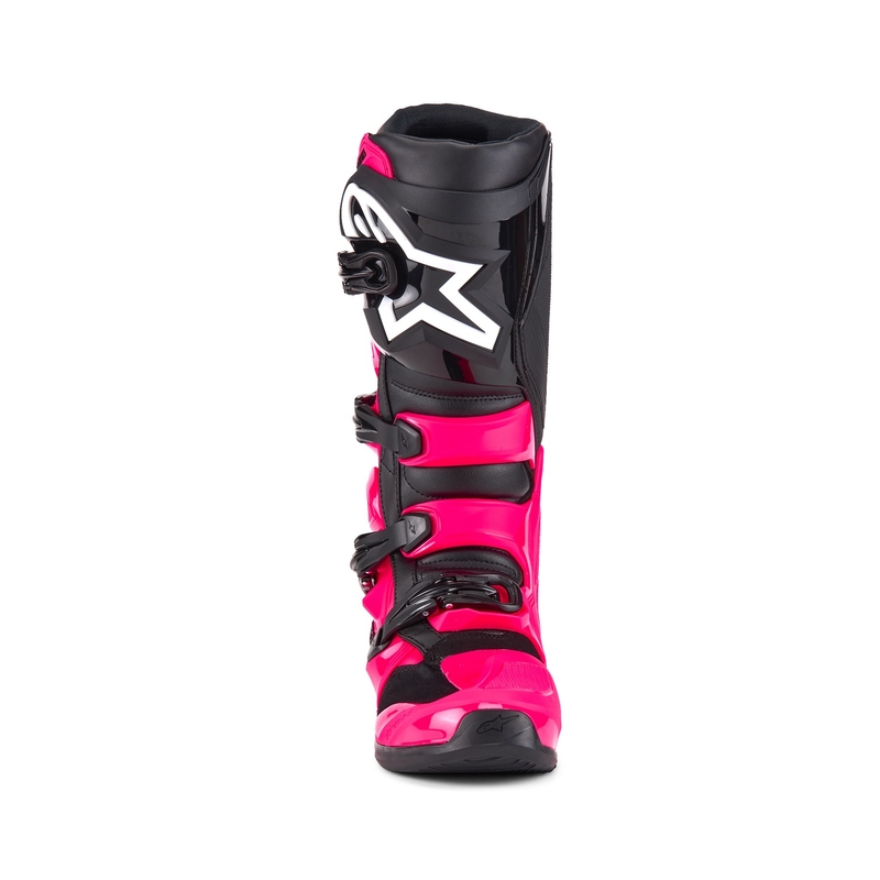 Alpinestars TECH 7 motokrossisaapad roosa ja must