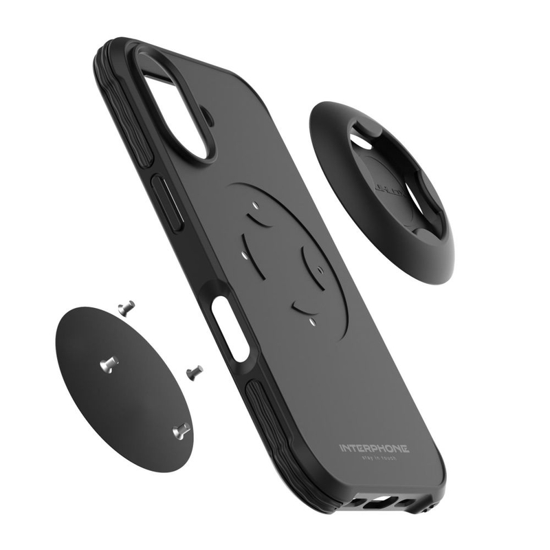 Kaitsekate Interphone QUIKLOX Tetraforce Apple iPhone 16 jaoks must