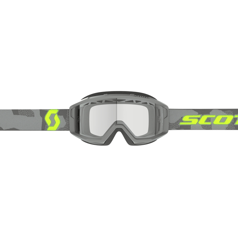 Motokrossiprillid SCOTT Primal Enduro hallikas-fluo kollane läbipaistva pleksiga