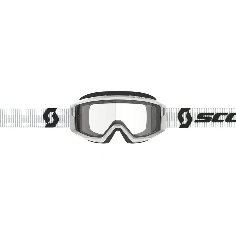 SCOTT Primal Enduro motokrossiprillid valge läbipaistva pleksiga
