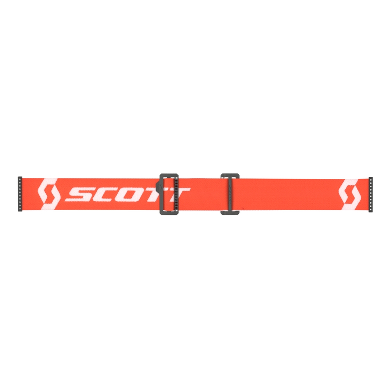 Motokrossiprillid SCOTT Primal Clear oranž ja valge läbipaistva pleksiga
