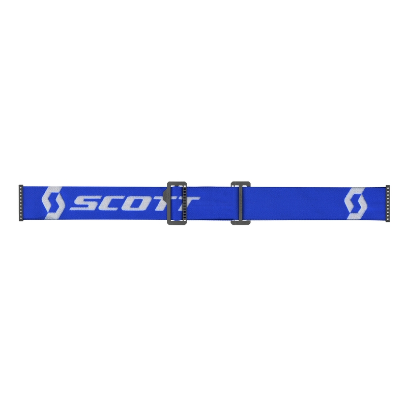 Motokrossiprillid SCOTT Primal CH sinine ja valge kroomitud sinise pleksiga