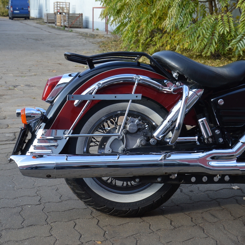 Toetusraamid seljatoega pagasikottidele HONDA VT1100 C3 Aero kroomitud
