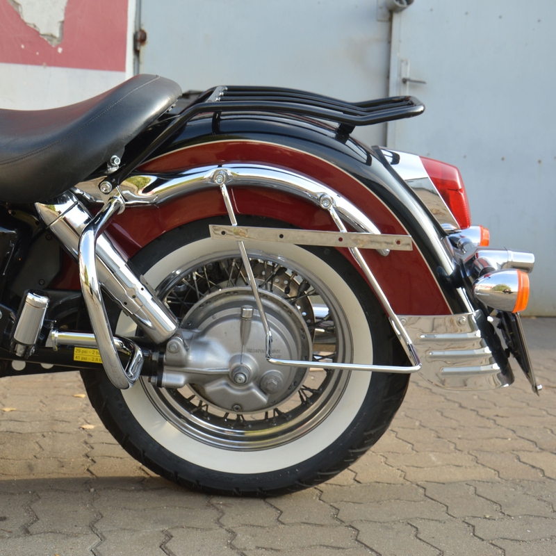 Toetusraamid seljatoega pagasikottidele HONDA VT1100 C3 Aero kroomitud