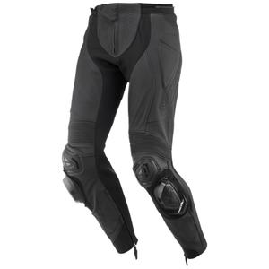 IXON Vortex 3 mustad nahast mootorrattapüksid