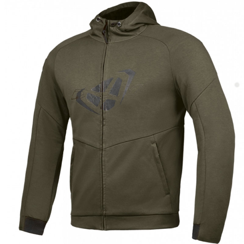 Mootorratta kapuuts IXON Touchdown khaki-must
