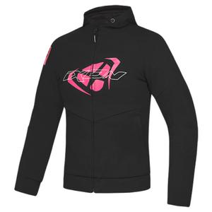 Naiste mootorratta kapuuts IXON Touchdown must ja roosa