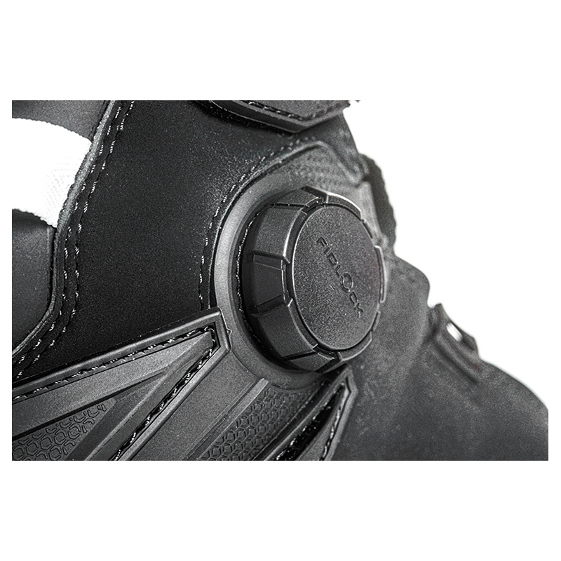 Naiste IXON Bull 2 WP must-valged mootorratta saapad