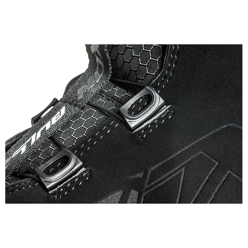 Naiste IXON Bull 2 WP must-valged mootorratta saapad