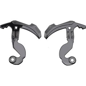 Plexi varukinnitused LS2 FF900 kiivrile 2 tk mustad