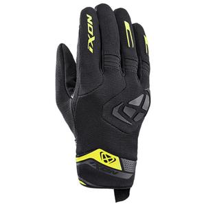 Mootorrattakindad IXON Mig 2 must-fluo kollane