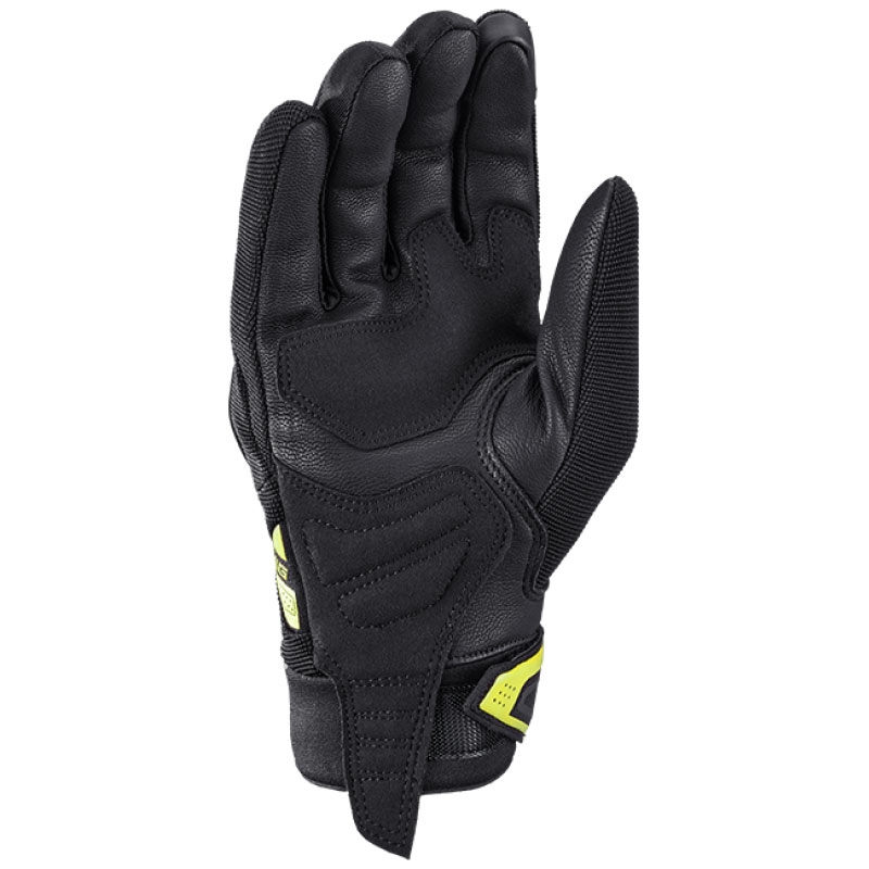 Mootorrattakindad IXON Mig 2 must-fluo kollane