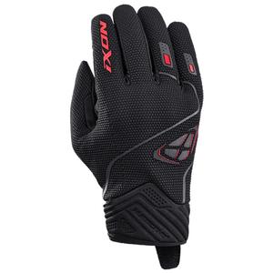 Mootorrattakindad IXON Hurricane 2 must-punased