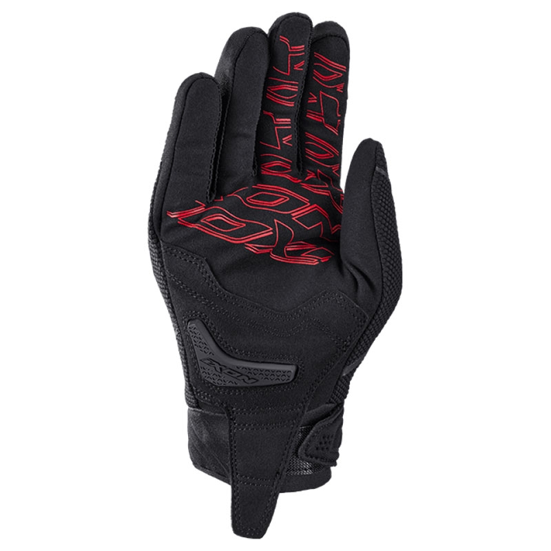 Mootorrattakindad IXON Hurricane 2 must-punased