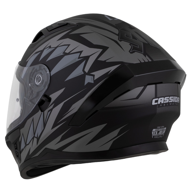 Integreeritud kiiver Cassida Orbit Strix matt must-hall
