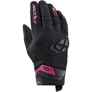 Naiste mootorratta kindad IXON Mig 2 must ja roosa