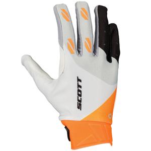 Motokrossi kindad SCOTT EVO RACE valge-oranžid