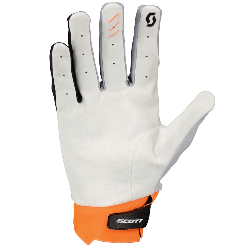 Motokrossi kindad SCOTT EVO RACE valge-oranžid