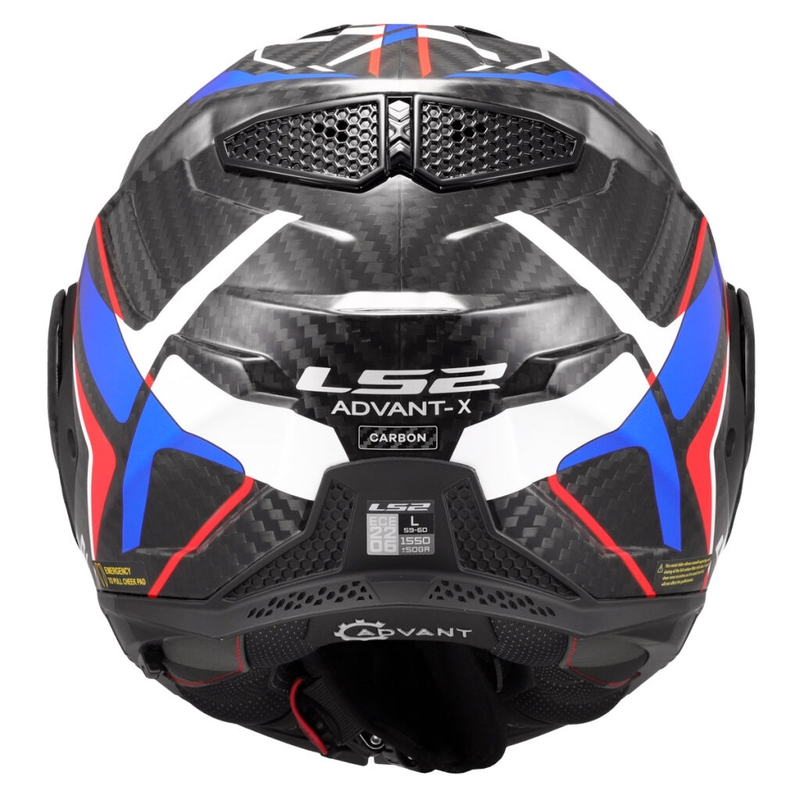 Ümberpööratav mootorratta kiiver LS2 FF901 Advant X C Future II valge-sinine