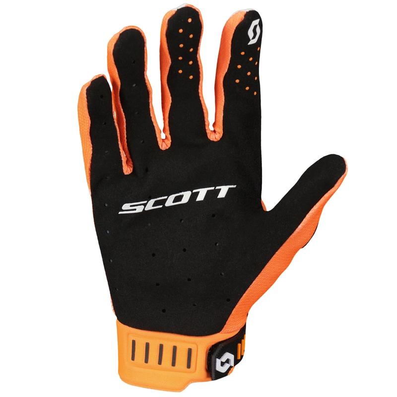 Motokross-kindad SCOTT Podium PRO oranž-mustad allahindlus