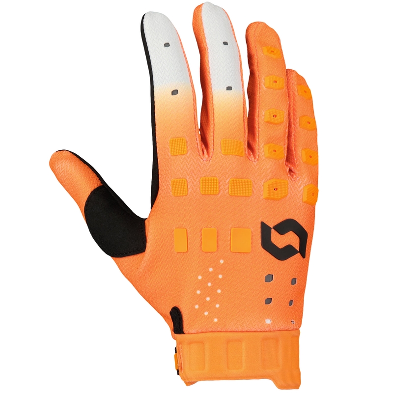 Motokross-kindad SCOTT Podium PRO oranž-mustad allahindlus